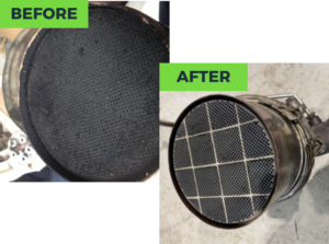 DPF Cleaning before and after